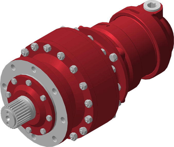 Планетарно-роторный с редуктором